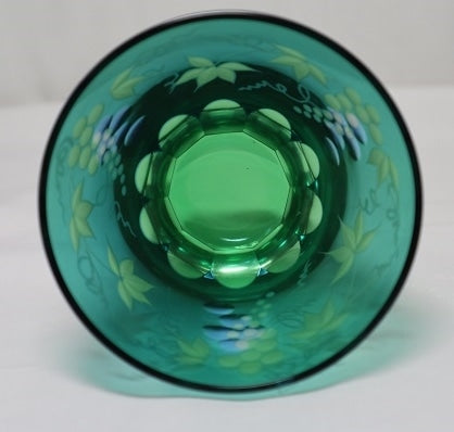 Nakakin粋彩切子 三層被せグラス 葡萄切子