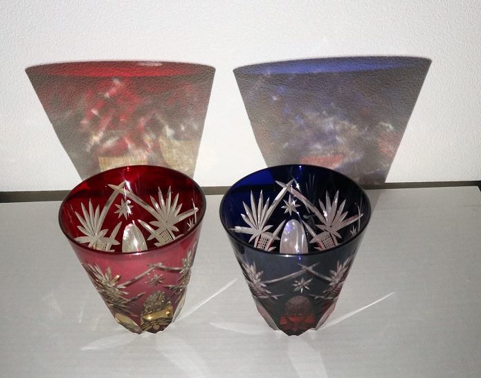 Nakakin粋彩切子 グラス冬の万華鏡