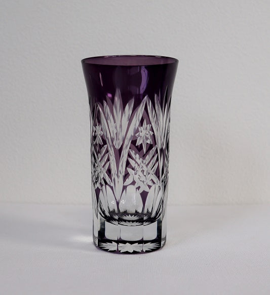 Nakakin Kiriko Beer Glasses, Seiyarai Kiriko Pair