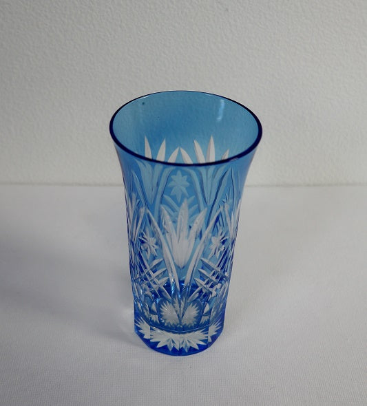 Nakakin Kiriko Beer Glasses, Seiyarai Kiriko Pair