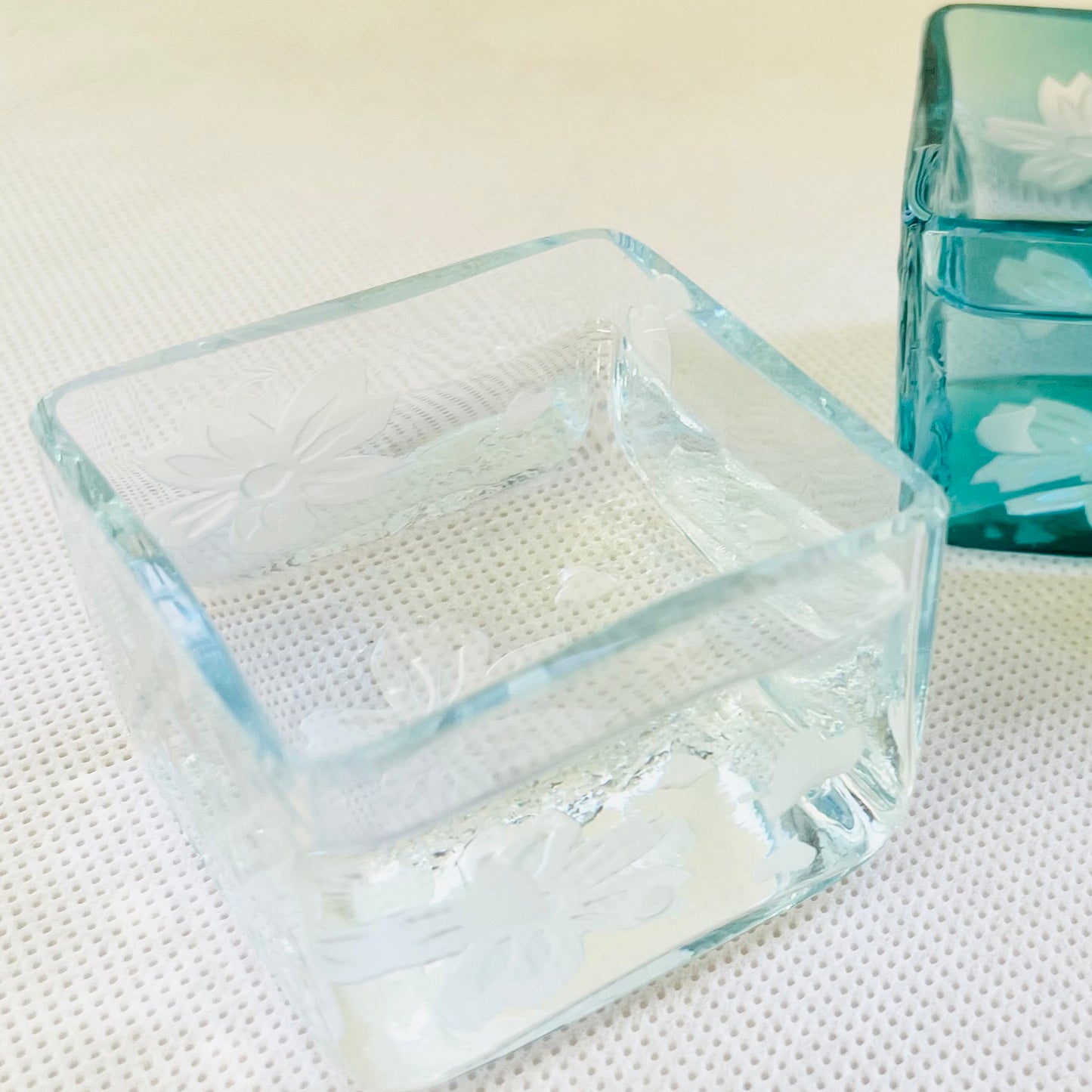 ミニ桝グラス　翠角彩　sui-kaku-sai