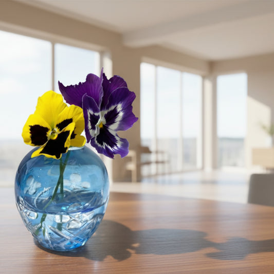 Nakakin粋彩切子 ミニ丸一輪挿し　